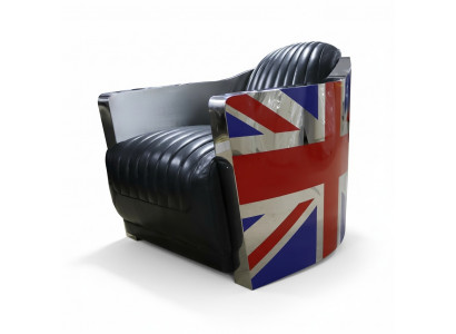 Echtes Lieder Vintage Liederstill Dekor Designsstill Rocket Union Jack Vintage