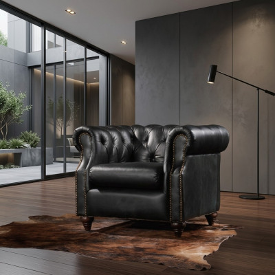 Chesterfield Sëtz Vintage Loungesëtz Cocktail Clubsëtz Sofa Fernseesessel Neien