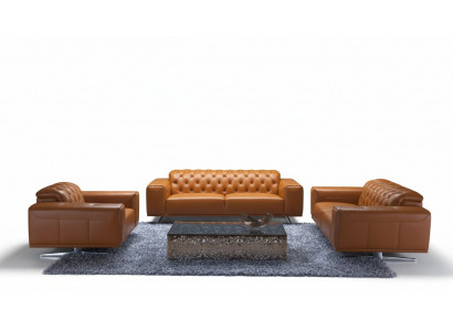 Chesterfield Sofagarnitur Set Brong Couchen Ledersofa Sofa Couch Klassesch nei