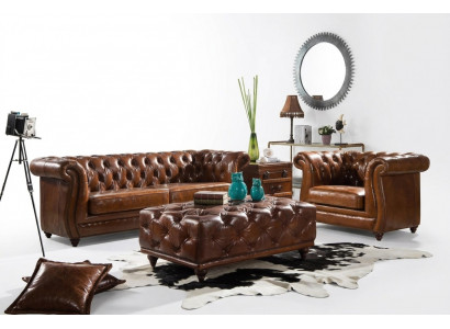 Luxus Miwwelen Sofagarnitur Couch Sofa Polster 3+1 Sëtz mat Dësch Couchen