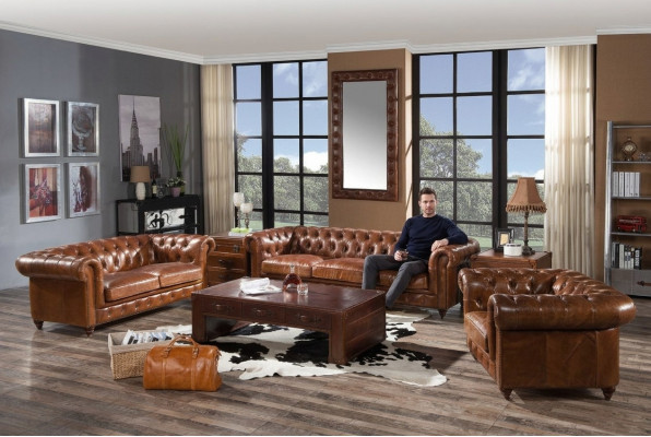 Sofagarnitur 3tlg. Garnitur Set Ledercouch Wunnlandschaft Garnitur Sofa Nei
