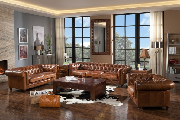 Sofagarnitur 3tlg. Garnitur Set Ledercouch Wunnlandschaft Garnitur Sofa Nei