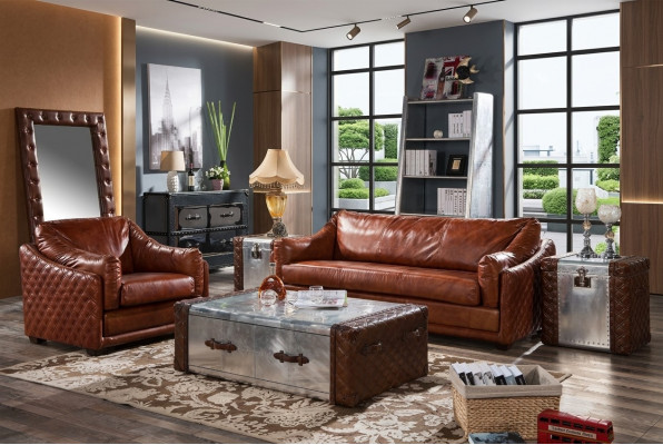 Couchtisch Luxusdesign Couch Dësch Sofa Dëscher Wunnzëmmer Säitendësch Aluminium