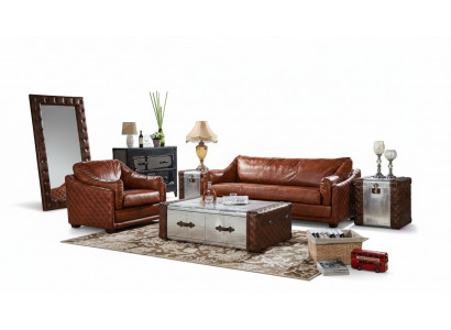 Couchtisch Luxusdesign Couch Dësch Sofa Dëscher Wunnzëmmer Säitendësch Aluminium