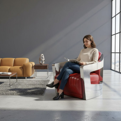 Fliger Vintage Liederstull Rout Echtlieder Retro Stull Design Clubstull