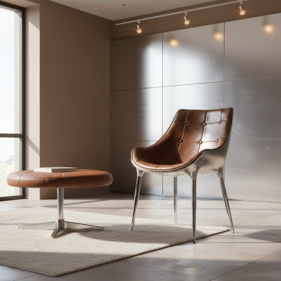 Design Polster Stull Stullen Sëtz Lehn Büro Iesszëmmer 1x Stull Liederstull