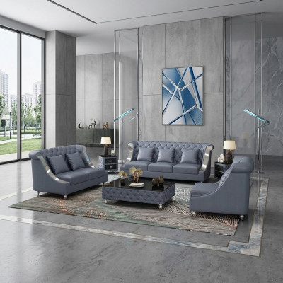 Sofagarnitur 3 2 1 Sëtz Set Design Sofa Couche Polster Canapé Modern