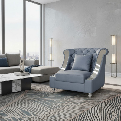 Chesterfield Fauteuil Fernseh Canapé 1 Sëtzer Sofa Lieder Canapéë Polster Echtlieder