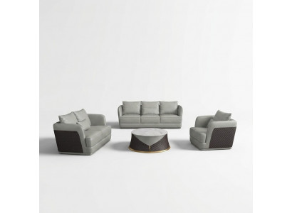 Sëtzkombinatioun 3 1 Sëtzer Set Design Sofa Polster Sofas Canapé Modern Garnituren