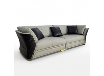 Canapé Këssen Design Sofa Modern 4-Plaz Sofa Wunnzëmmer Deko Miwwelen