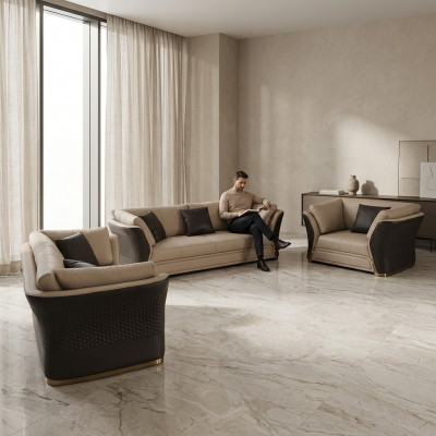 Design Sessel Couch Sofa Relax Lounge Lieder Fernsee Luxus Club Polster