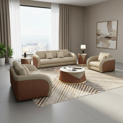 Canapé-Set 3 2 1 Sëtzer Set Design Canapé Couchen Polster Modern Canapé