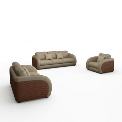 Canapé-Set 3 2 1 Sëtzer Set Design Canapé Couchen Polster Modern Canapé