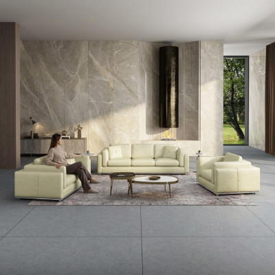 Modern Dräisëtzer Sofa 3 Sëtzer Couchen (ouni 2+1 Sëtzer) Polster Sofae Echtlieder