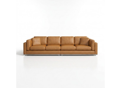 Sofa 4 Sëtzer Sofas Luxus Polstersofas Ledersofas Luxus Designer Couch Neit Sofa