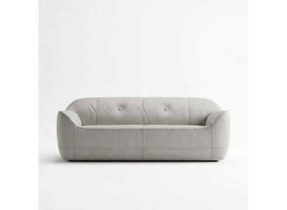 Modernen drësescht Sofa 3 Sëtzer Couchen drësescht Polster Luxus Sofa Braun