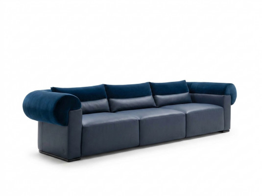 Grouss Sofa Canapé 4-Sëtzer Véier Couch Polster Sëtz Sofas Couch Lieder Véiersëtzer