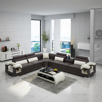 Ledercouch Sofa Couch Polster Wunnlandschaft Designer Ledercouch L Form Garnitur