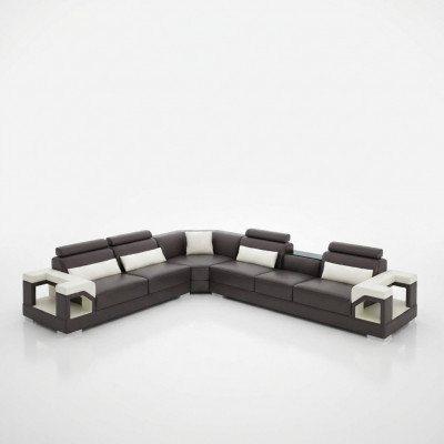 Ledercouch Sofa Couch Polster Wunnlandschaft Designer Ledercouch L Form Garnitur