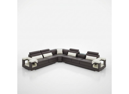 Ledercouch Sofa Couch Polster Wunnlandschaft Designer Ledercouch L Form Garnitur