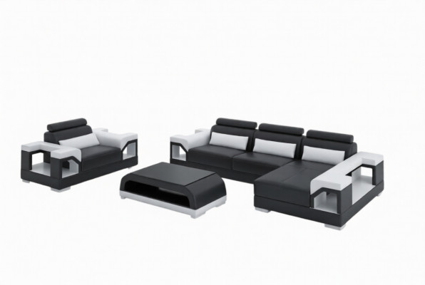 Wunnlandschaft Ecksofa L Form Fauteuil Set Garnitur Modern Sofa Lieder Couch Nei