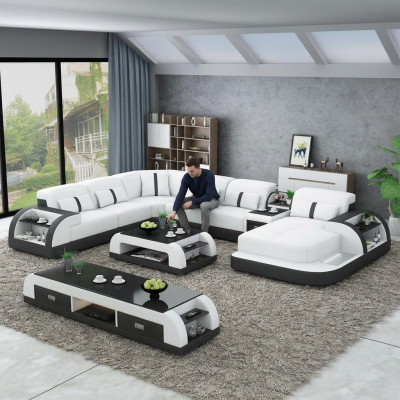 Ledersofa Design Eckgarnitur Ecksofa Luxus Wunnlandschaft Ledersofa Couch Gepolster.