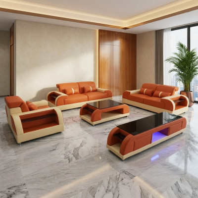 Sofa Garnitur 3 2 1 Set Design Sofa Couchen Polster Couch Modern Luxus Nei
