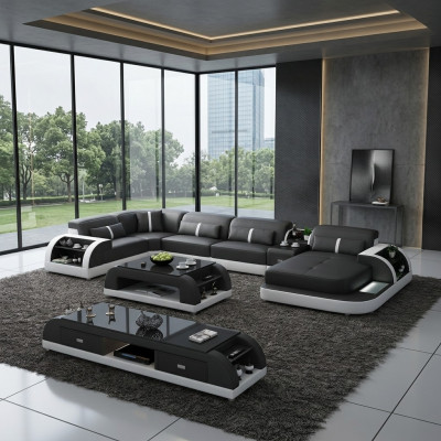 Modern Designer Ecksofa U Form Wunnlandschaft Couch Sofas Polster Eck Sofa Nei