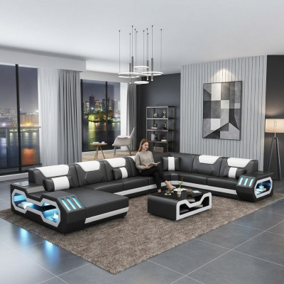 Liederdivan Eckdivan Garnitur Polster U Form Couch Divan Design Eckgarnitur Divanen