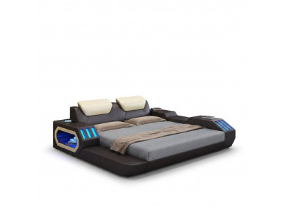 Luxus Design Bettrahmen Bett Lieder Better USB Luxus Duebel Hotel Gepolstert Bett.