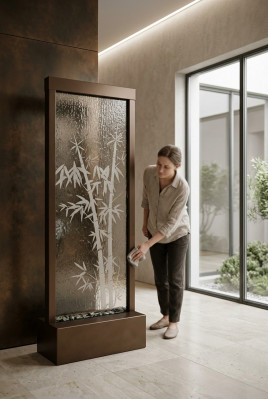 Designer Trennmauer Luxus Maueren Waassersailen Waterwall Trennmaueren
