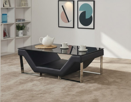 Couchtisch Kaffeidësch Glas Design Bäistelltischen Dësch Wunnzëmmer