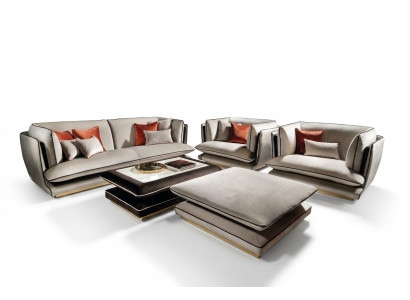 Sofagarnitur 3-1-1 Sëtz Sofa Couch Polster Garnitur Couchen Sofas arredoclassic