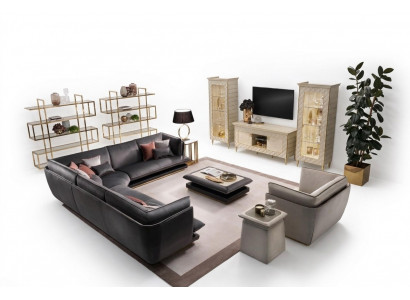 Design Miwwel Canapé Sofagarnitur Couchen Sofa Garnituren 4-Teileg. Set arredoclassic