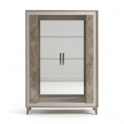 Sideboard Luxus Schaufenster Vitrin Glas Schaf Modern Stil Italienesch Miwwelstécker