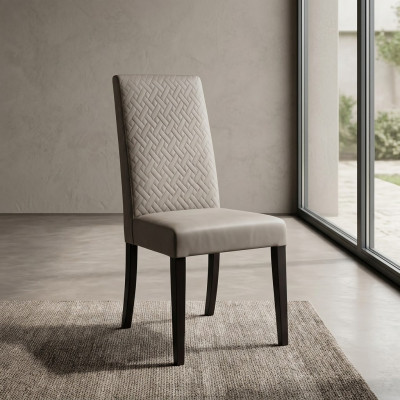 Iesszëmmer Still 1 Sëtzerr Sessel Holz Luxus Klass Miwwel Design Nei arredoclassic