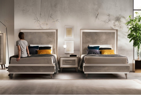 Set Hotel 2x Better Nuetsdësch Design Schlofkummer 3tlg. Miwwelen arredoclassic