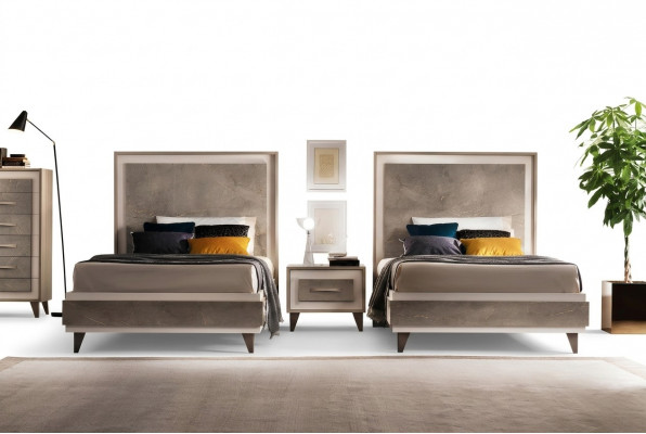 Set Hotel 2x Better Nuetsdësch Design Schlofkummer 3tlg. Miwwelen arredoclassic