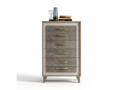 Kommode Héich Schaf Side Low Board Kommoden Designer Edel Holz Luxus Schief