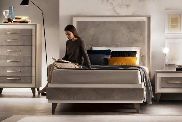Polsterbett Better Bett Polster Holz Designer Hotel Design arredoclassic 120 cm
