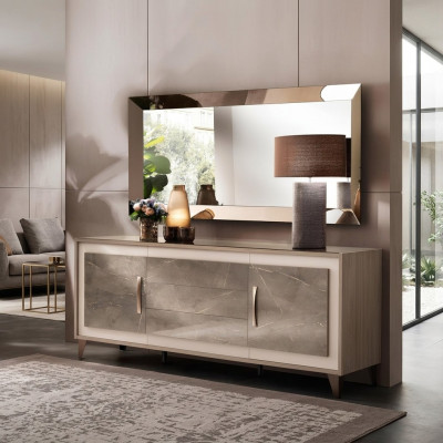arredoclassic Kommod Anrichte Side Low Board Schaf Wunnzëmmer Regal Luxus