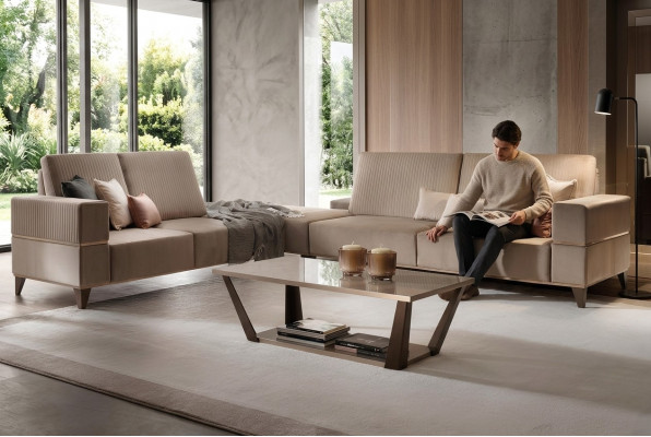 Designer Couchtisch Bäistelltisch Sofa Wunnzëmmer Dësch arredoclassic Dëscher