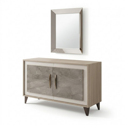 Design Kommode Kommoden Schaf Holzaarbechten Konsole Konsolen Miwwelen Schief
