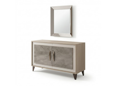 Design Kommode Kommoden Schaf Holzaarbechten Konsole Konsolen Miwwelen Schief