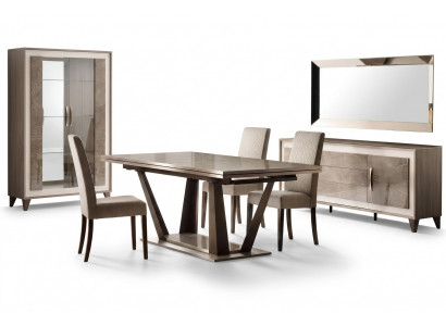 Luxus Miwwelen Iessdësch Dësch Iesszëmmer Wunnzëmmer Holz Edelstol Design Dëscher Nei