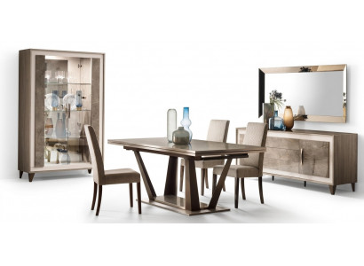 Iesszëmmer Set Garnitur Iessdësch Vitrin Kommode Spigel 4tlg. Set arredoclassic