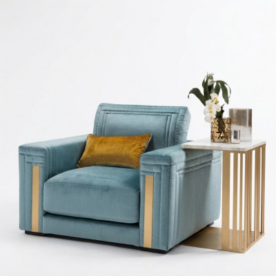 Club Lounge Design Lehnstull gepolstert Sofa Fernsehsessel Blo Arredoclassic