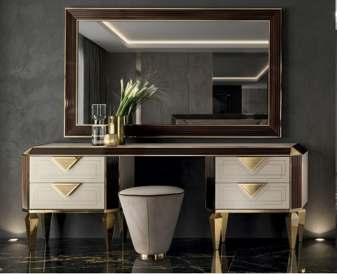 Konsole Schreif Designtisch Chambre De Toilette Konsolbuedem Arredoclassic Schafschréin Holz