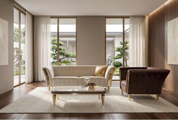 Moderne Sofagarnitur 31-Sëtzer Sofa Couch Polster Garnitur Couchen arredoclassic