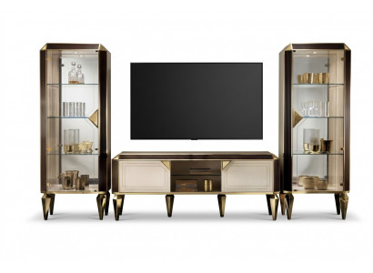 Designer RTV TV Anrichte Kommode Säit Low Schaf Regal Luxus Wunnzëmmer Board